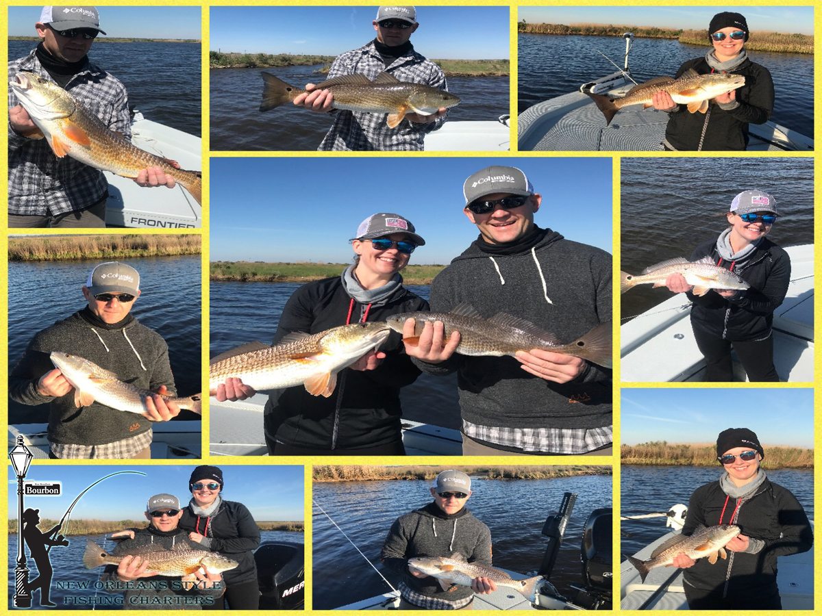 fishing collage